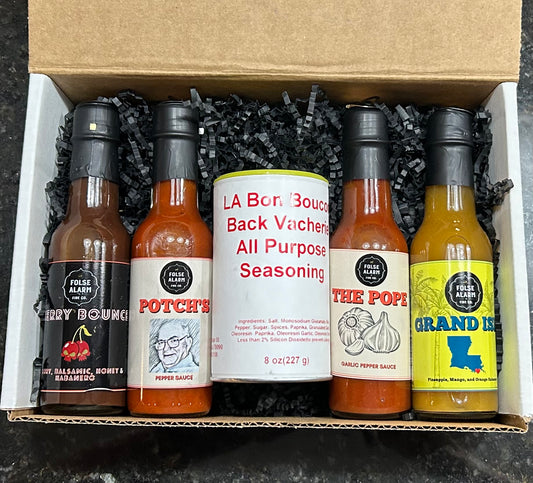 PREORDER: 4 Sauce Gift Set plus Dry Seasoning